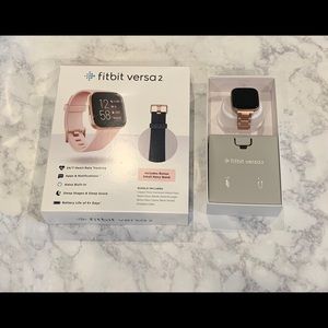 Rose Gold Fitbit Versa 2